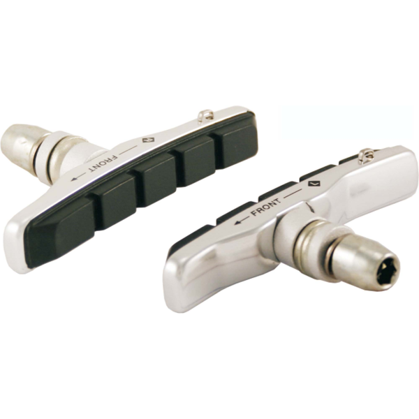 Alligator - Coppia pattini e portapattini freno V-brake 72mm