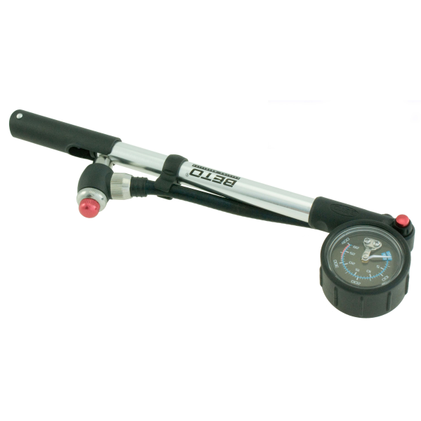 Beto - Shock pump with pressure gauge
