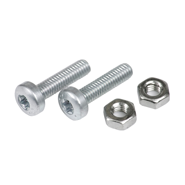 Bosch - Kit vis serrure. 2 écrous M4 et 2 vis à tête cylindrique Torx M4x20 inclus.