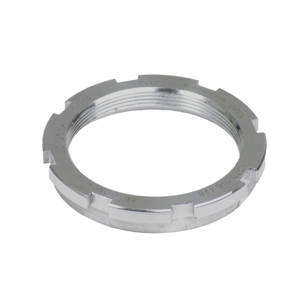 Bosch - Locking ring for mounting the chainring. O-ring 1.270.014.024 required