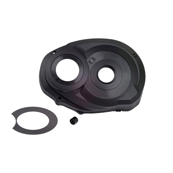 Bosch - Coque de protection Active Line gauche noire. Anneau de couverture gauche, platine et entretoise inclus.