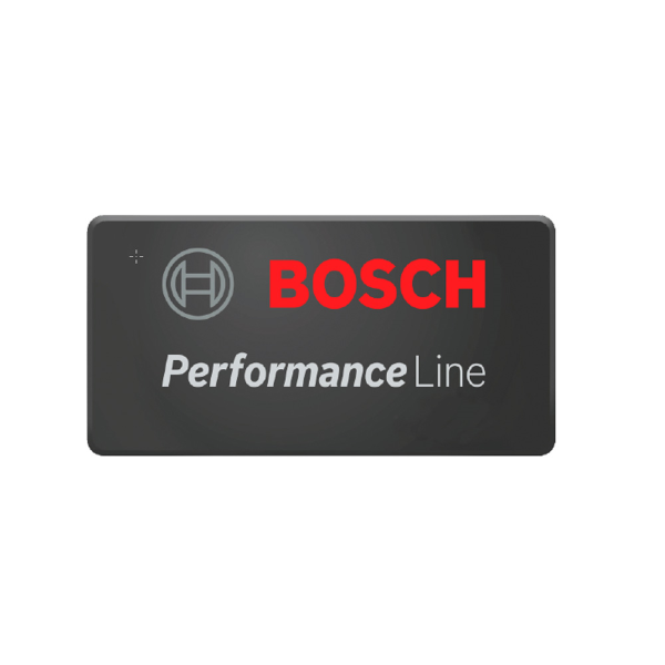 Bosch - Cache avec logo Performance, rectangulaire noir. Pour unité de transmission avec pneumatiques spécifiques du fabricant