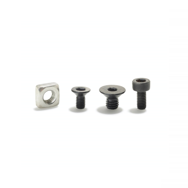 Bosch - Kit vis montage Kiox, 1 écrou carré, 1 vis pour boîte de câblage, 1 vis pour plaque de montage, 1 vis pour antivol