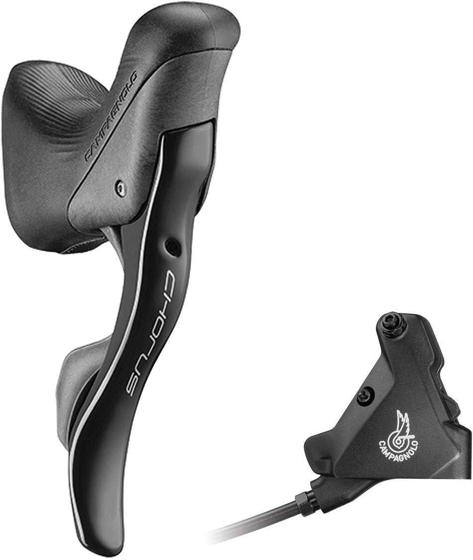 Commande Campagnolo Ergopower DB G Chorus 12v. + étrier arrière 140 avec huile