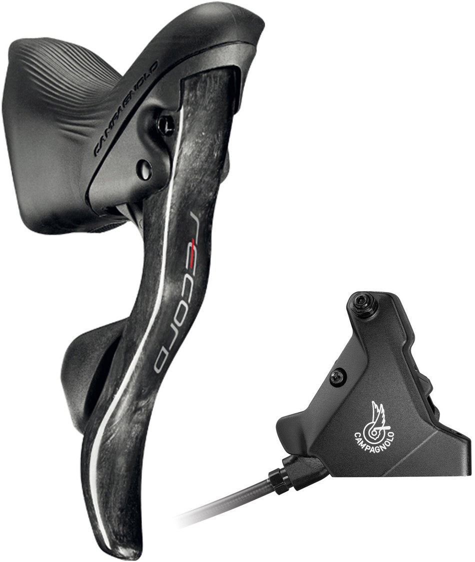 Commande Campagnolo Ergopower DB D Record 12v. + étrier arrière 160 avec huile