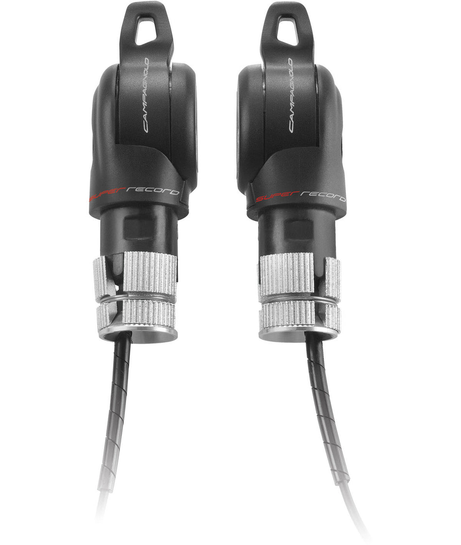 Commande Campagnolo au bout du guidon Super Record EPS V4 TT 12v.
