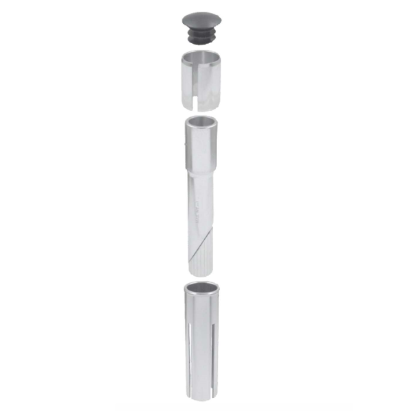Easy - Set d'adaptateurs de fixation A-Head 25,4/28,6 mm pour jeu de direction fileté 22,2/25,4 mm - argent