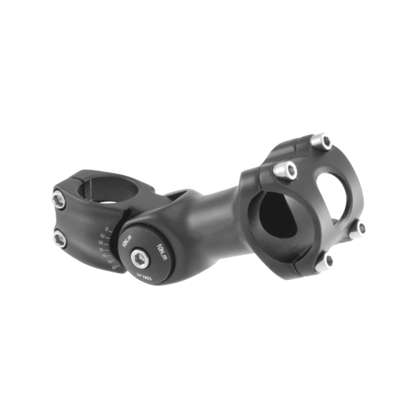 Easy - Attacco regolabile TREKKER 0°/+60° per manubrio 31.8 mm