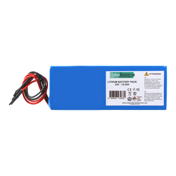 Ebike Battery - Pack batterie lithium pour e-bike 24V 10,5Ah