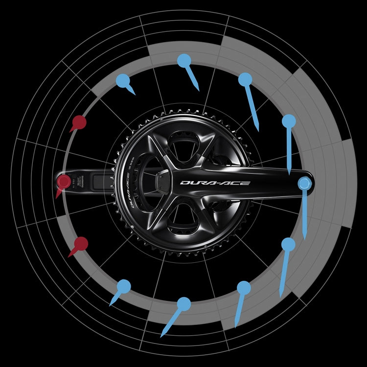 Shimano Pulitting Dura Ace FC-R9200-P Medidor de potencia 2x12V