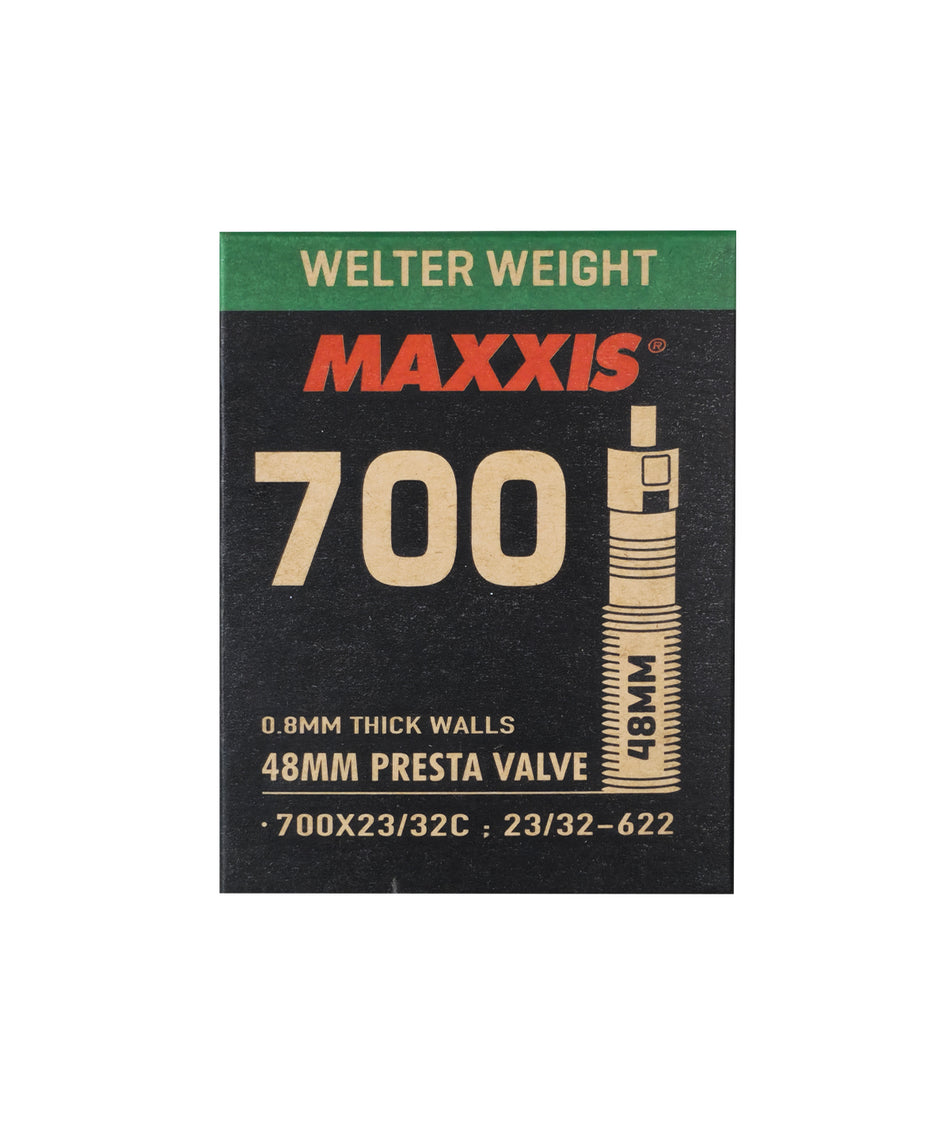 Maxxis Welter Weight Inner Tube 700x23/32c presta 48mm removable