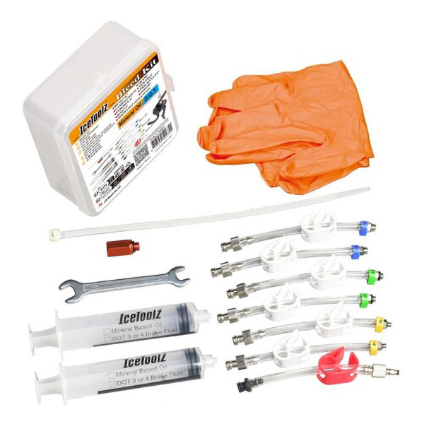 Icetoolz - KIT UNIVERSEL DE PURGE POUR FREINS À DISQUE MY25 Shimano Route / Sram Bleeding Edge