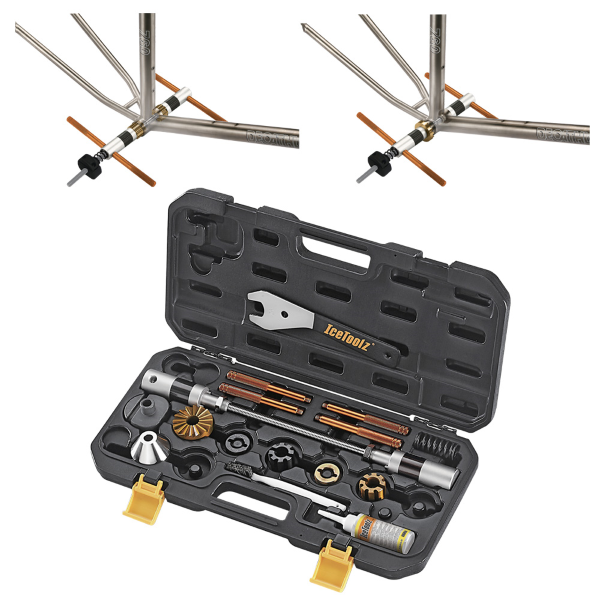 Icetoolz - KIT DE FRAISAGE / FILETAGE DE BOÎTIER DE PÉDALIER