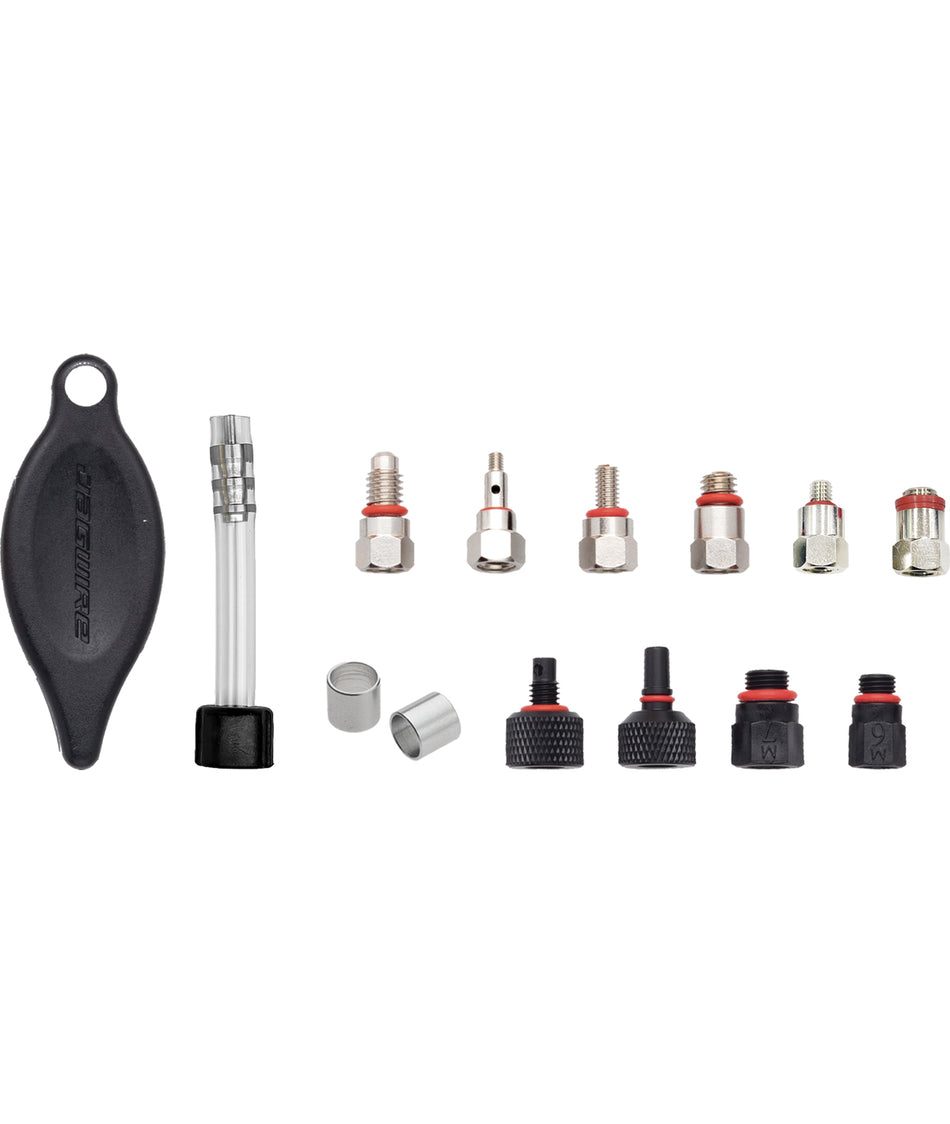 Replacement adapter kit for Elite bleeding kit for mineral oil