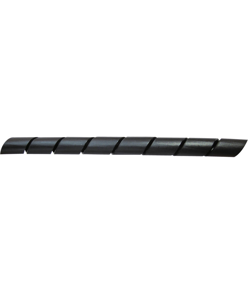 Collier spirale noir 10m