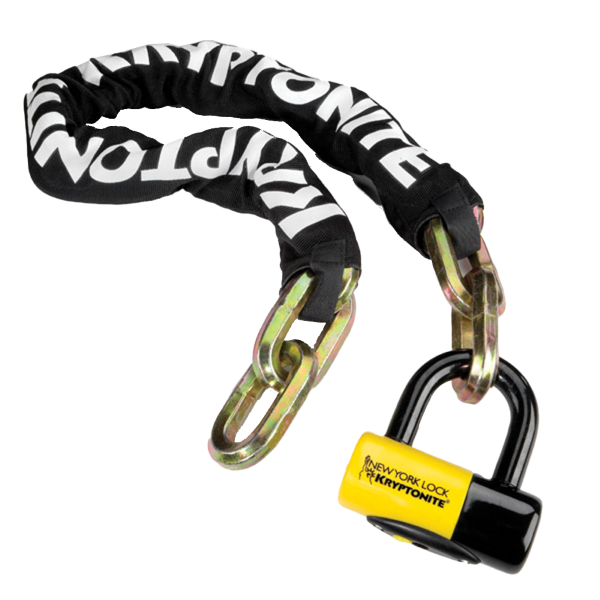 Kryptonite - Chaîne NEW YORK FAHGETTABOUDIT 1410 et cadenas NEW YORK