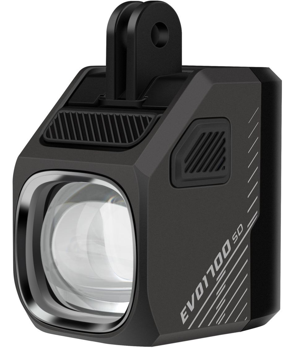 EVO 1700 Shimano Di2 black USB-C white LED front light (lower mount)