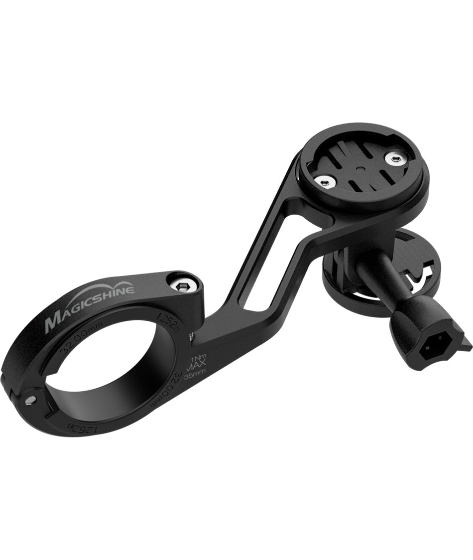 Support avant multifonction en aluminium Magicshine pour guidon avec adaptateurs