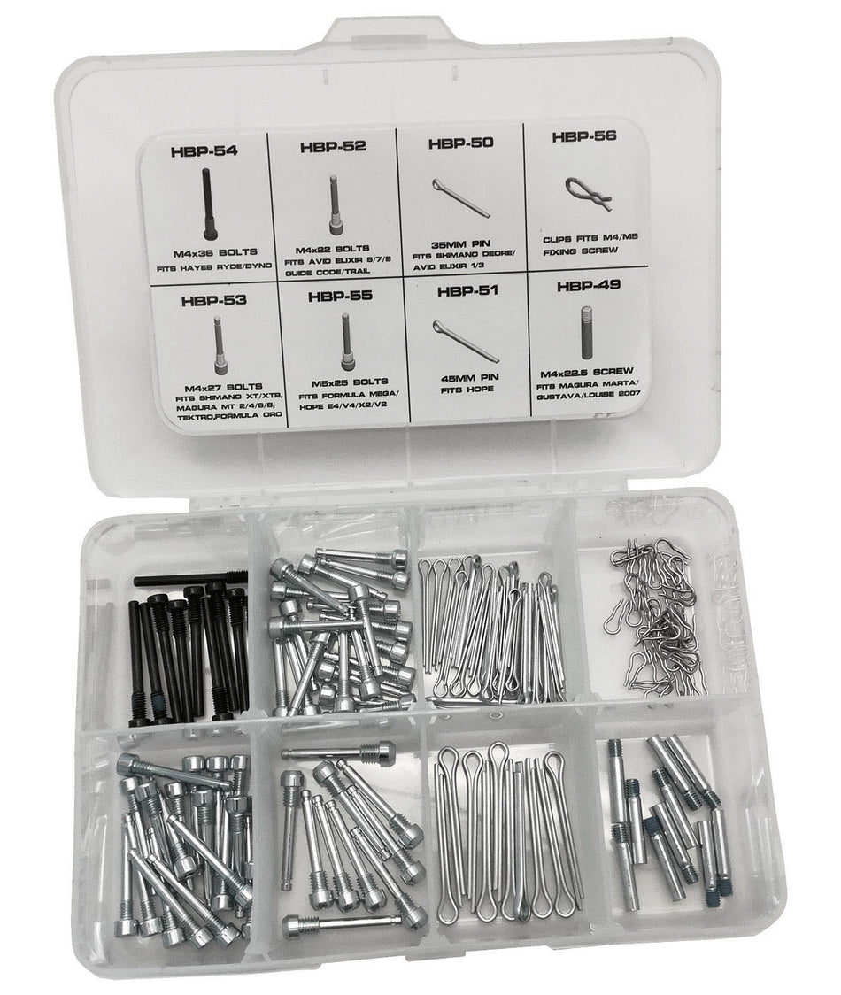 Kit visserie Campa Bros pour plaquettes de freins à disque