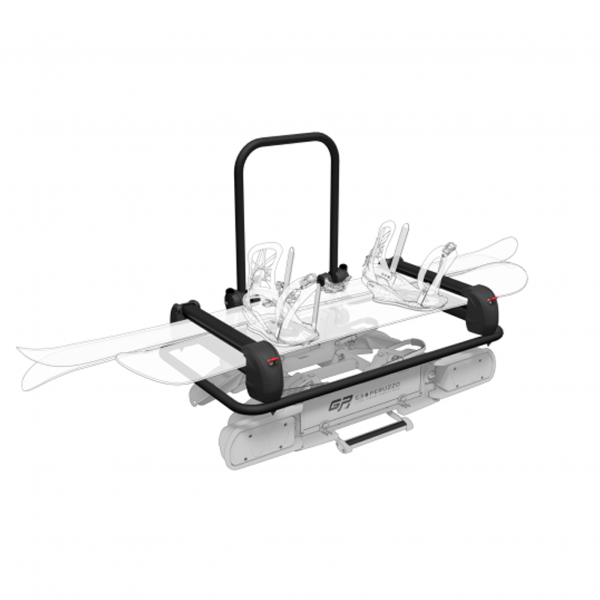 Peruzzo - Porte-skis pour porte-vélos sur attelage