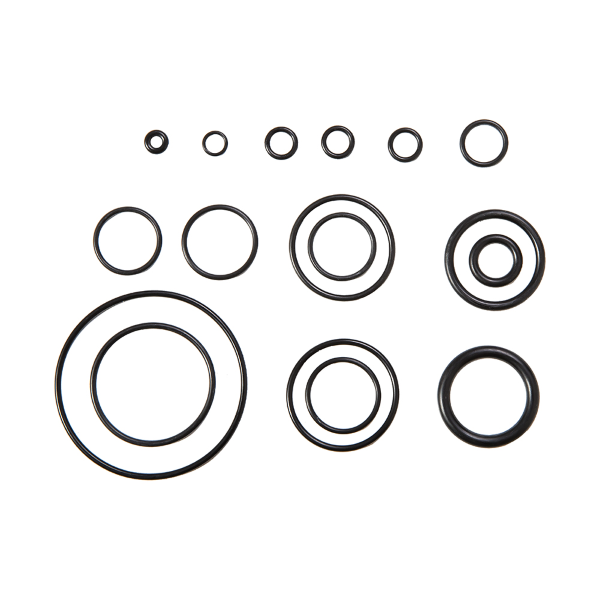 Rt Parts - FOX Kit de reconstruction d'amortisseur Float DPX2, jeu de joints toriques, 1 set - NBR/Noir