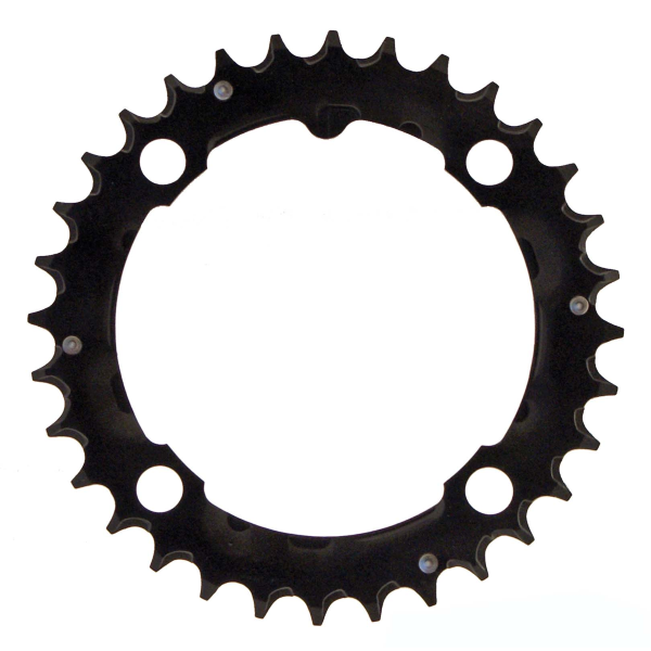 Sunrace - Chainring BCD 64 MM 4-HOLES 2 X 11V - 22 teeth, Shimano compatible, black