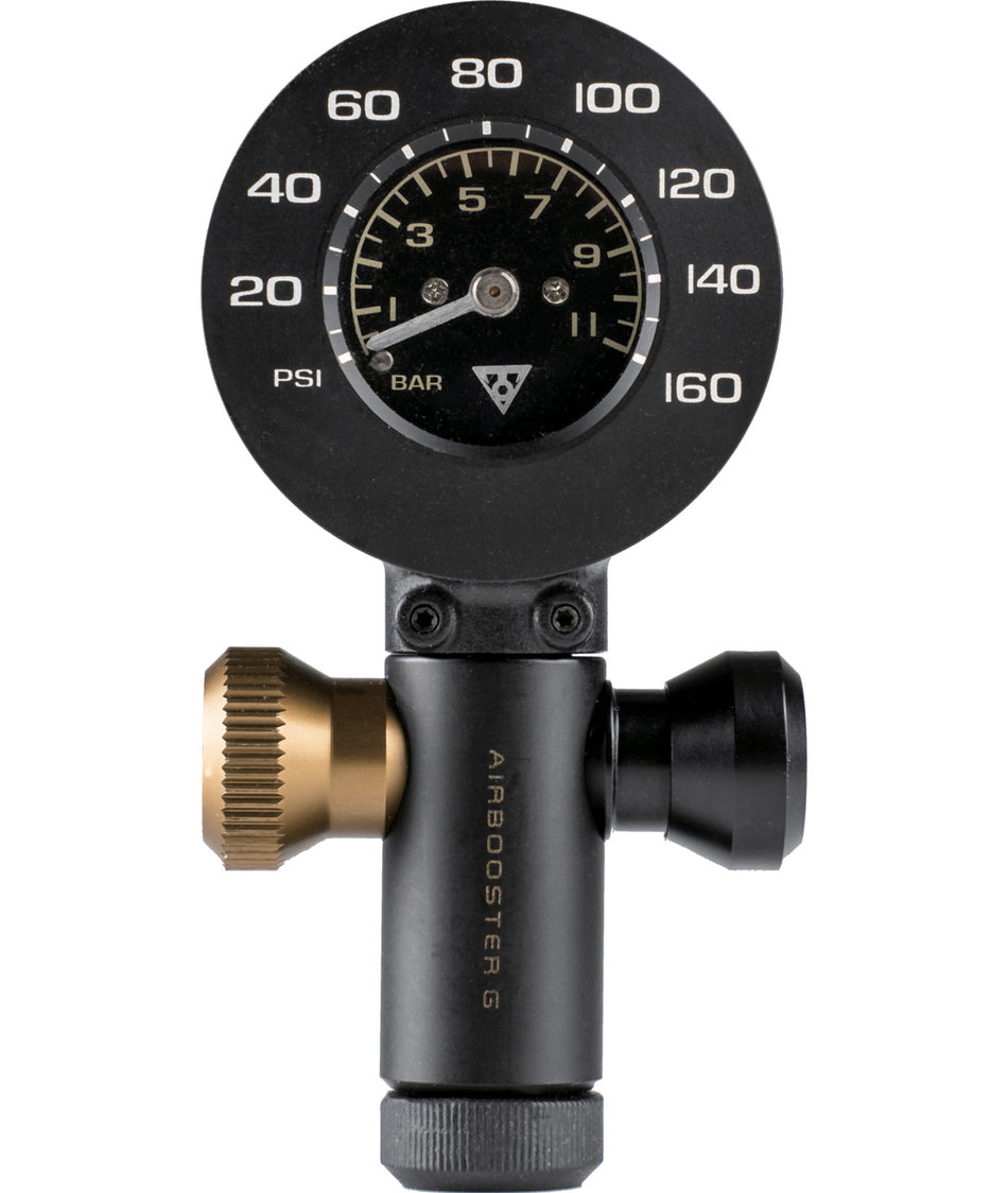Topeak CO2 G+ 2 in 1 Airbooster with 11 bar/160 psi Gauge