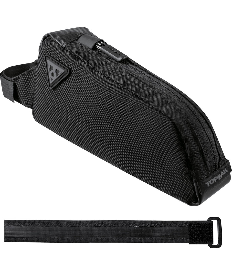 Borsello Topeak tubo orizzontale (sopra) Fastfuel Bag Bolt-On (0,5L) con cinturini in velcro nera