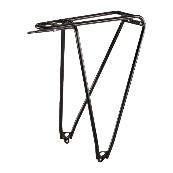 Tubus - Portapacchi posteriore acciaio FLY EVO - 26"-28", nero