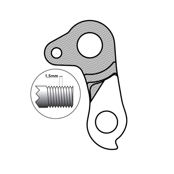 Union - Patte de fixation - GH-252