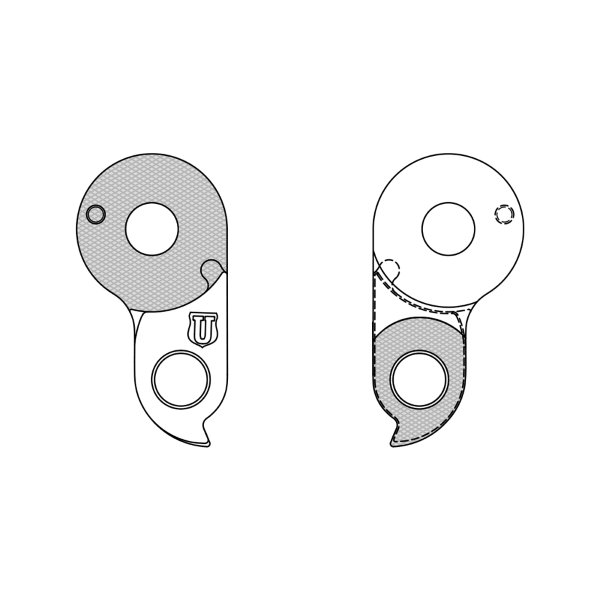 Union - Patte de dérailleur - GH-322