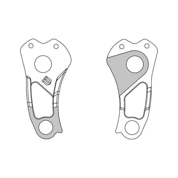 Union - Patte de dérailleur - GH-323