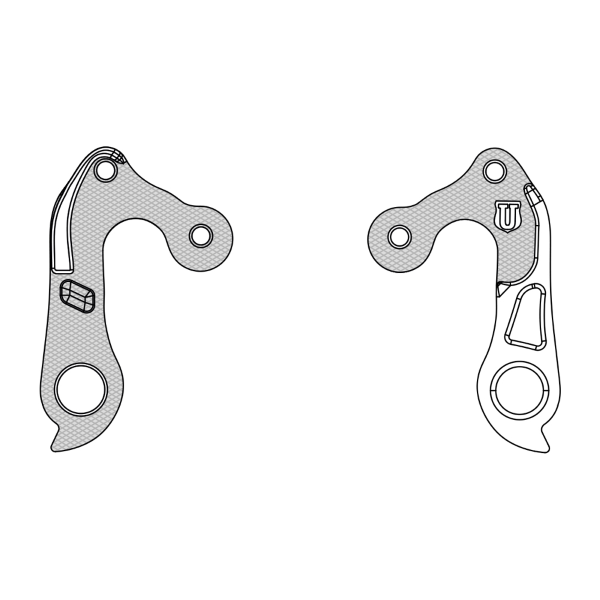 Union - Patte de dérailleur - GH-332
