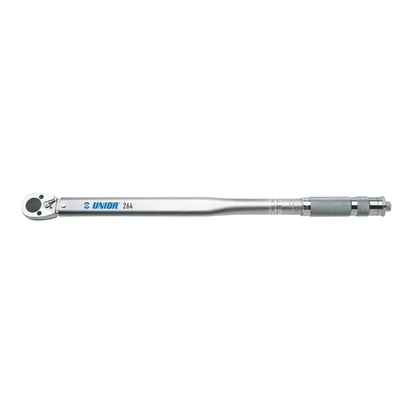 Unior - Chiave dinamometrica a scatto 264 1/4 - 2-24Nm, bussole e inserti bit non inclusi