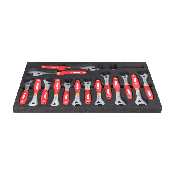 Unior - Set utensili 1600SOS16-US in vassoio SOS per cassettiera stretta
