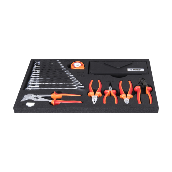 Unior - Set utensili 1600SOS14-US in vassoio SOS per cassettiera stretta