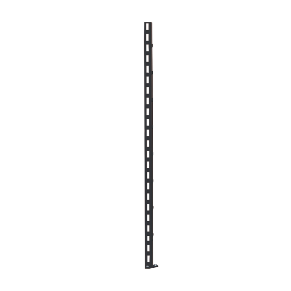 Unior - Supporto sinistro 990SL-BLACK per pannello posteriore perforato - Nero