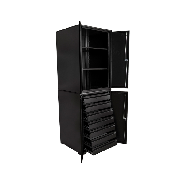 Unior - Armadio doppio portautensili 949-BLACK - Nero, altezza 2.03 metri