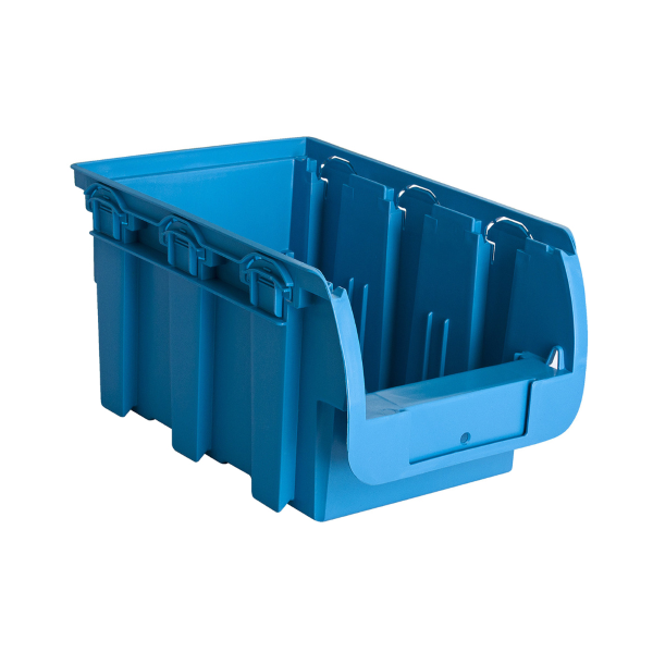 Unior - Contenitore plastica PP.990HPB - 160x100x755mm, blu, confezione 3 pezzi
