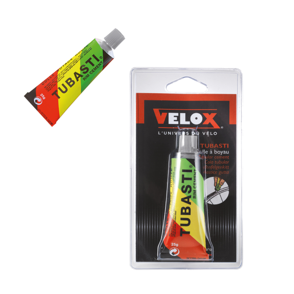 Velox - TUBASTI 25gr. sealant tube for tubular tires. Blister pack.