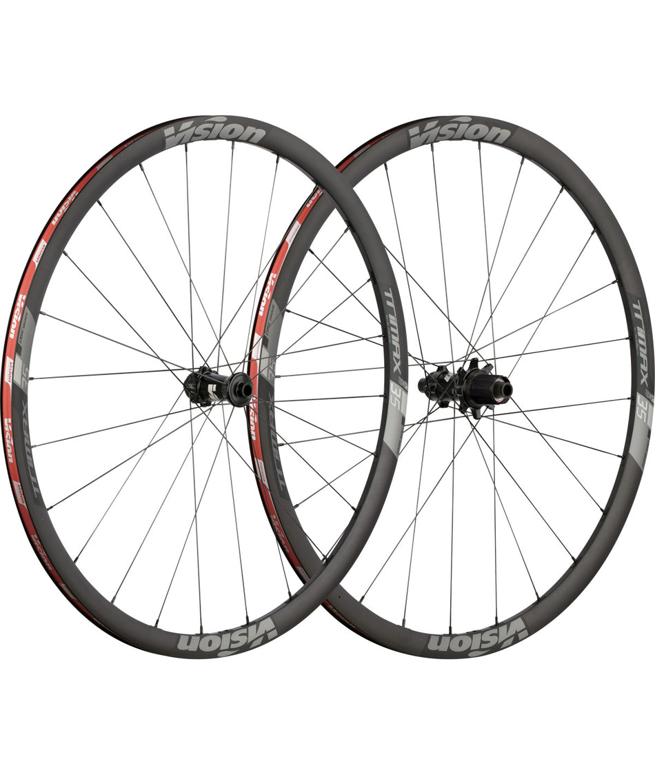 Vision Trimax 35 SC DB wheels clincher centerlock tubeless