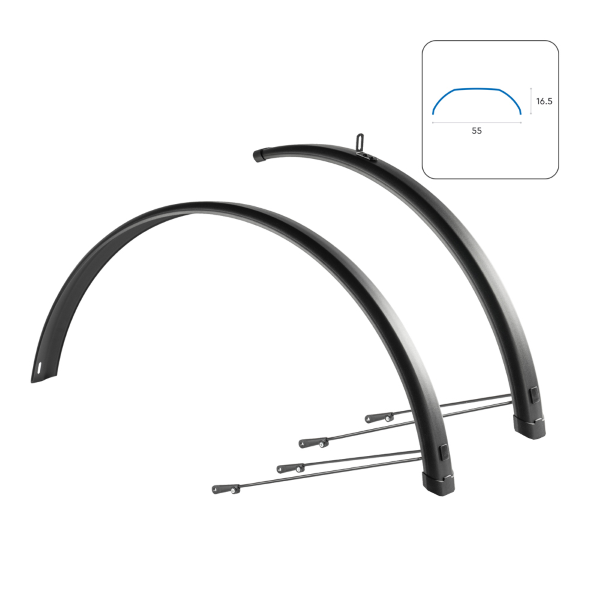 Wag - Kit de garde-boue TREKKING 55 ALUMINIUM