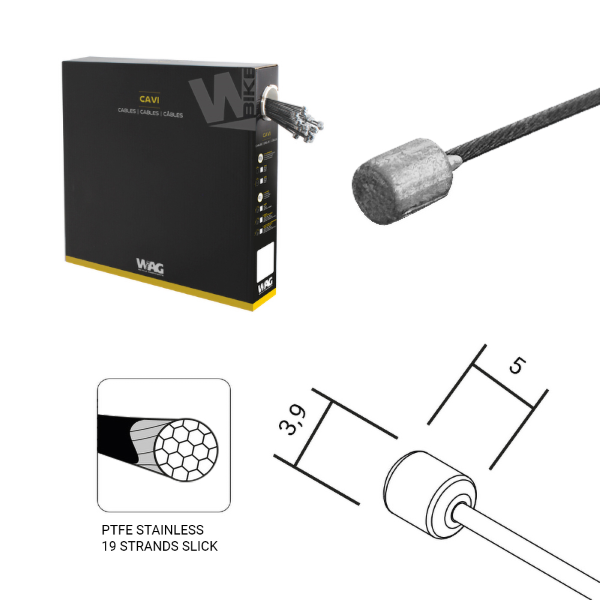 Wag - Câbles de changement téflonés Campagnolo