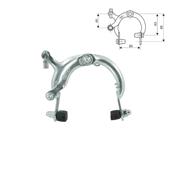 Wag - PAIRE DE FREINS À PATINS SENIOR - 2 PCS, 63/85 MM