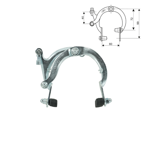 Wag - PAIRE DE FREINS À PATINS JUNIOR - 2 PCS, 72/99 MM