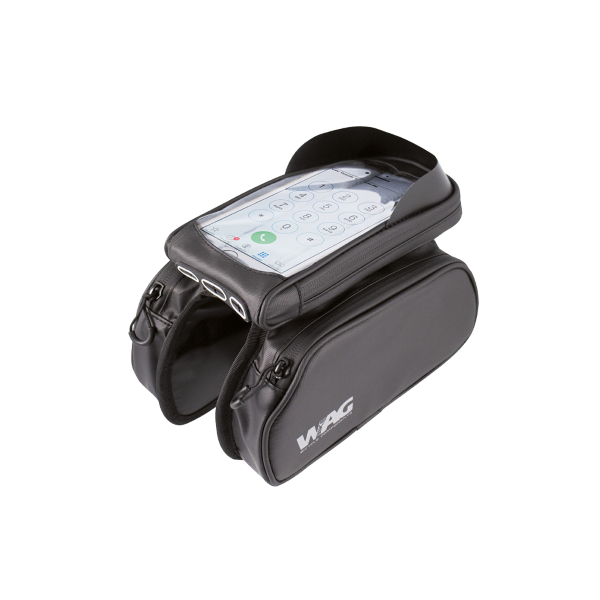Wag - Sacoche tube horizontal porte-smartphone TOP TUBE DOUBLE