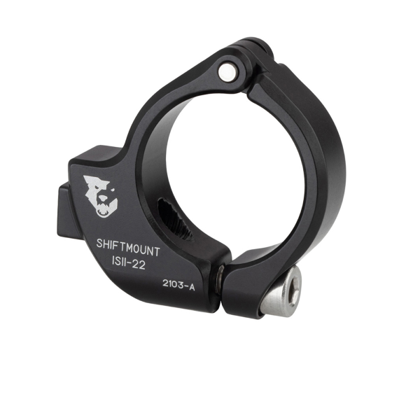 Wolftooth - Shiftmount 22-ISII Adapter for SHIMANO I-SPEC II CONTROL on 22.2mm handlebar