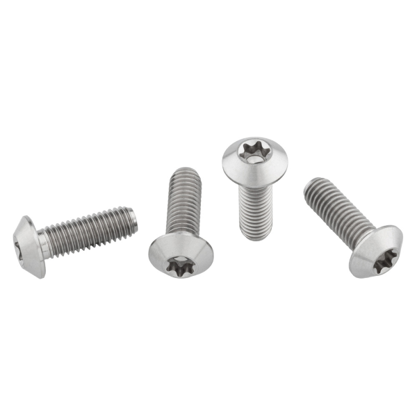 Wolftooth - LOT DE VIS TITANE DE PORTE-BIDON 4 pcs M5X0.8mmX15mm TÊTE PROFIL BAS