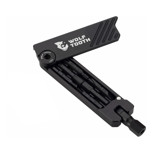 Wolftooth - OUTIL MULTIFONCTION 6-EMBOUTS 11 EN 1 - NOIR