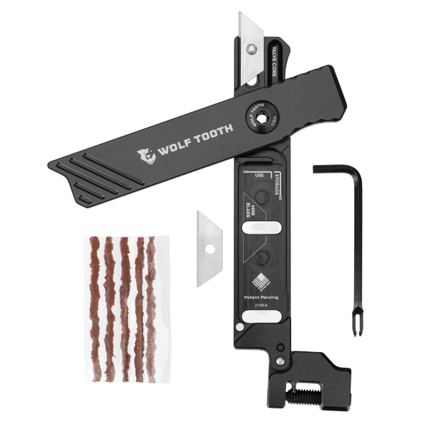 Wolftooth - MULTITOOL 8-BIT - CHAIN BREAKER, TUBELESS REPAIR, BLACK